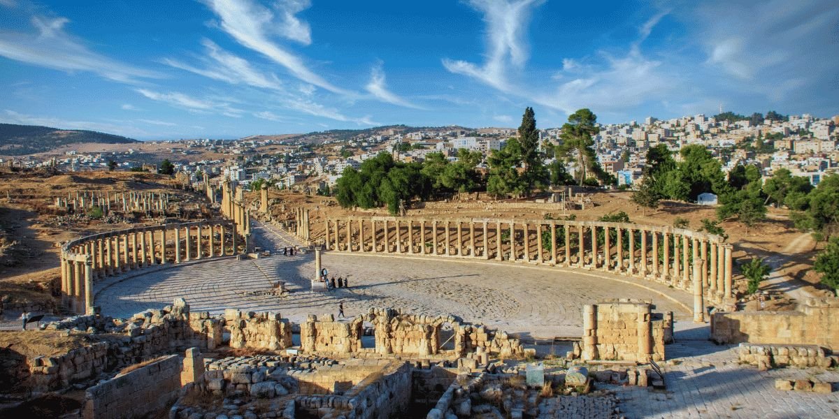 Jerash’taki Oval Meydan, Ürdün