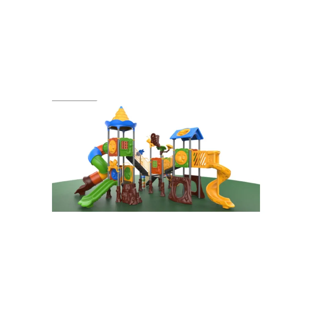 Multi-Tower Playground with Slides