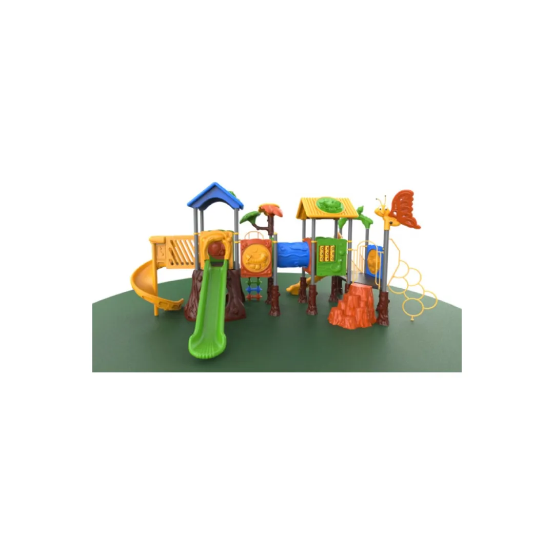 Woodland-Themed Playground Structure
