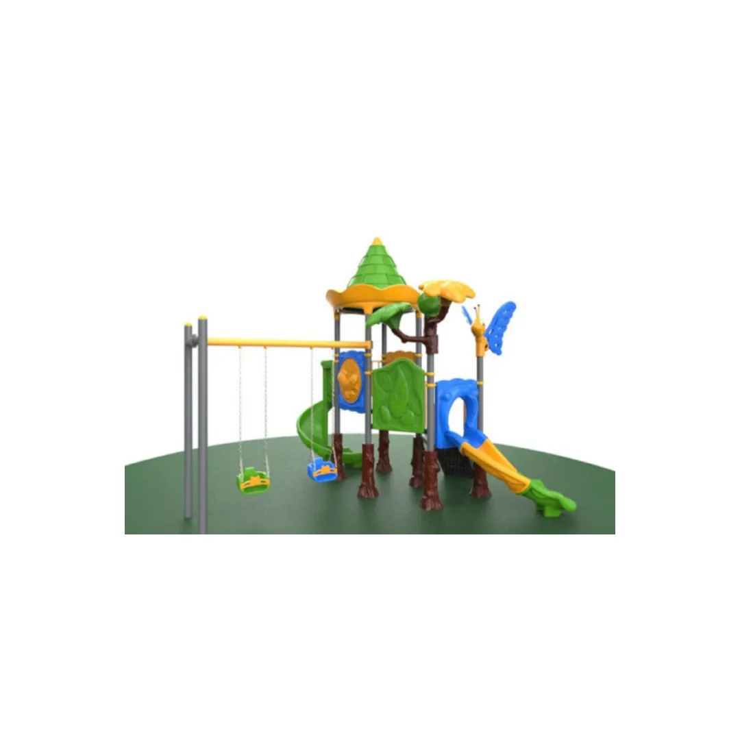 Outdoor Play Tower with Climbing Access